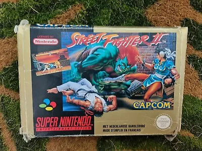 £25 • Buy Street Fighter 2 SNES Super Nintendo Boxed PAL With Instructions 