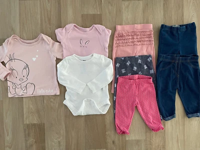 £6.50 • Buy Baby Girl 3-6 Months Bundle Leggings Jeggings Bodysuits Long Sleeve T-shirt