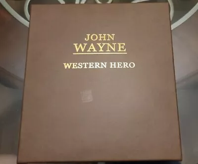 John Wayne The Straight Shooter Bradford Exchange Western Hero NIB • $20