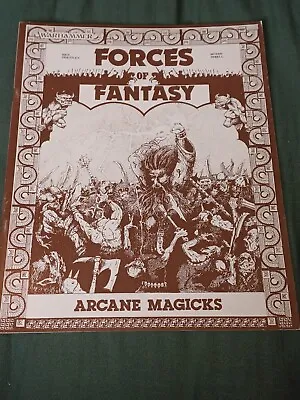 WARHAMMER-1st Edition-1984-Arcane Magicks From The Forces Of Fantasy Box Set • £45