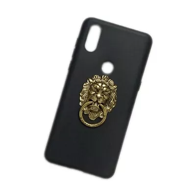 Cover For Xiaomi Mi Mix 3 Metal Lion Head Finger Ring Stand Holder Soft TPU Case • $9.26