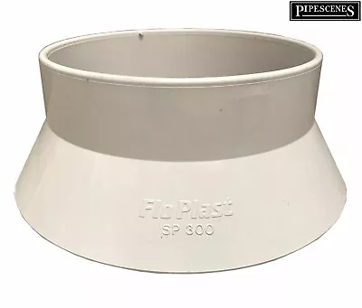 110mm Soil Pipe Vent Sleeve Roof Weathering Collar / Cover Weather Skirt - White • £7.98