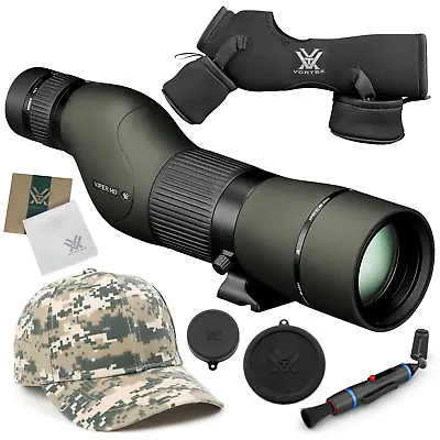 Vortex Optics Viper HD 15-45x65 Straight Spotting Scope W/ CD Hat And Pen Bundle • $699
