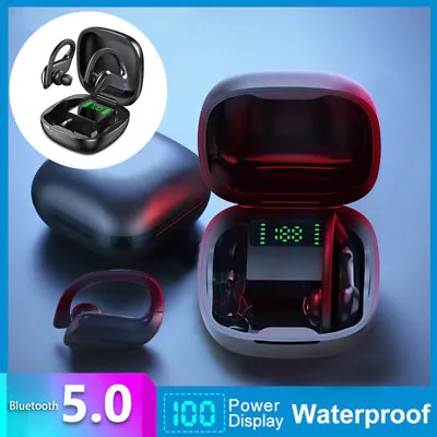 $22.89 • Buy Sweatproof Wireless Bluetooth Earphones Headphones Sport Gym Earbuds With Mic AU