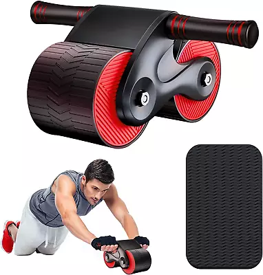 Automatic Rebound Abdominal Wheel Kit - Ab Roller Workout Equipment Exercise Eq • $29.25