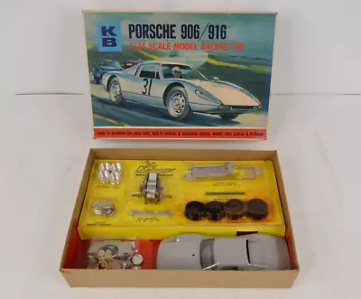 NEW K&B Porsche 906 916 Slot Car Racing Kit 1/24 Scale Challenger Sidewinder • $359.99