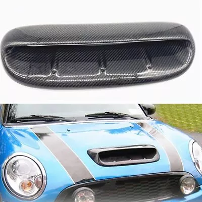 Carbon Fiber Car Hood Bonnet Scoop Air Vent For 2002-2006 Mini Cooper S R53 R50 • $107.62