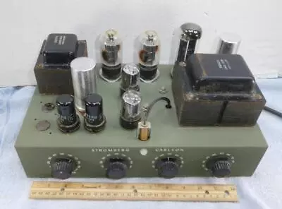 Vintage Audio Stromberg Carlson AU-58B Tube Amplifier Amp Untested ! • $539.95