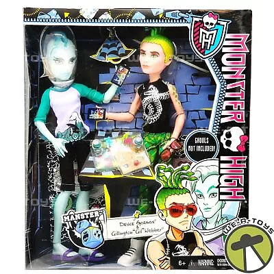 Monster High Manster Deuce Gorgon & Gillington Gil Webber Doll 2 Pack CBX42 • $119.95