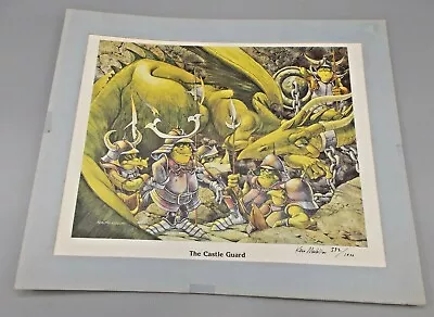 The Castle Guard Ken Macklin Signed Print With Frame 332/1000 14.5 X 12 Inch • $19.99