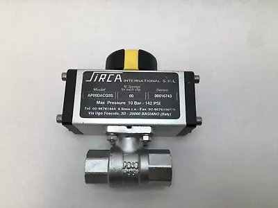 Sirca AP00DACQ3S Butterfly Valve W/Actuator Series 00016743 142 PSI Italy • $159