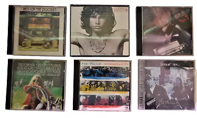 Lot Of Rock CD's Set Of 6 Police Doors Janis Joplin Neil Young Metallica • $19.99