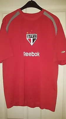 £61.99 • Buy Mens Football Shirt - Sao Paulo Brazil Club Team - Training - Reebok - Size M UK