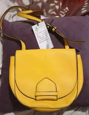 Warehouse Mustard Coloured Handbag With Strap BNWT • £8