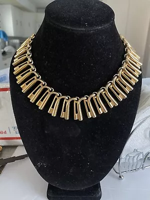 Massive  Vintage Egyptian Revival Chunky Choker Necklace • $29.99