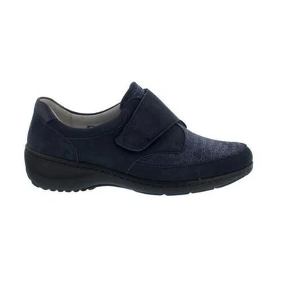 £110.39 • Buy Waldläufer Kya, Slippers, Nubuck Leather With Stretch Insert, Navy (Dark), Wei