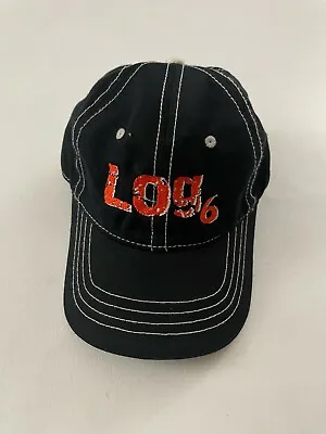 New Log 6 Embroidered Graphic Adjustable Black Baseball Cap One Size • $24.99