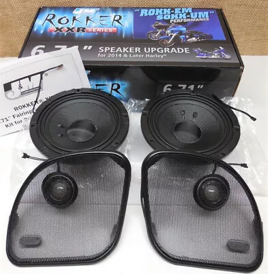 J&m Rokker Xxr Harley '15-23 Road-glide 6.71  Front Fairing Speaker Upgrade 300w • $285