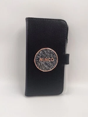 $59.99 • Buy Mimco Bliss Black Rosegold Sparks Flip Case IPhone 6P/7P/8P PLUS BNWT Glitter