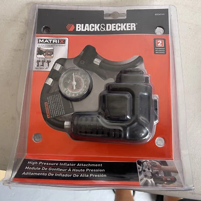 £52.65 • Buy Black & Decker BDCMTHPI Black Matrix High Pressure Inflator MultiTool Attachment