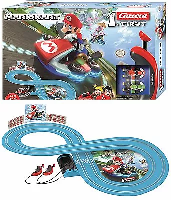 Wii Mario Kart RC IR Radio Remote Control Slot Car Race Track Ages 3+ Carrera • $155