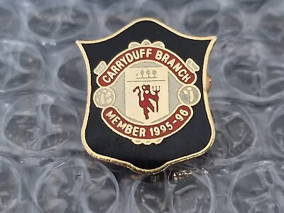 Manchester United Carryduff Supporters Club Branch Pin Badge MUFC Man Utd Rare  • £9.90