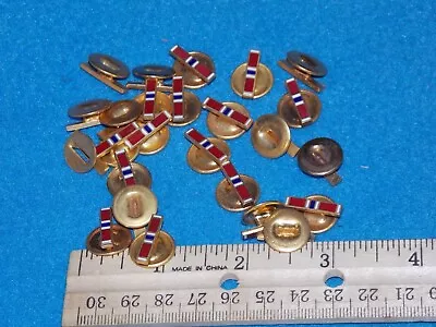 $16.95 • Buy Wwii Lot Of 25  - Bronze Star Medal Ribbon Bar Buttons - New