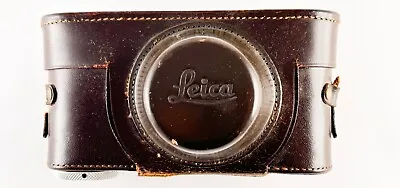 Vintage Leica E Leitz Wetzlar Ernst EARLY Leather Camera Case - Parts / Repair • $60