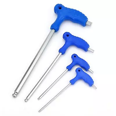 T-Handle Allen Wrench Ball End Hex Key Set Long Arm 1.5-10mm Z3 Q9H0 • $7.11