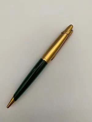 Pen Waterman Paris Edson Emerald Green Gold Trim Ballpoint Ink From France • $399.98
