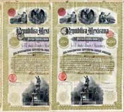  Christopher Columbus  1885 - Republica Mexicana - Price Is For 1 (ONE) Bond - • $855