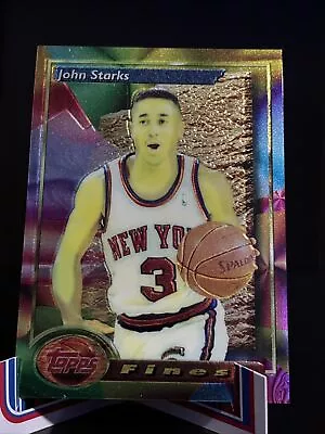 1993-94 Topps Finest Refractor John Starks 194 RARE Nice • $2.50