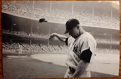 Mickey Mantle Yankees Baseball 4x6 Game Photo Picture Card • $2.20