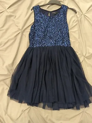 M&S Autograph Size 9-10 Years Mink Sleeveless Party/Bridesmaids Dress • £8