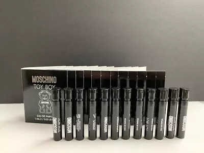 MOSCHINO Toy Boy Eau De Parfum EDP 1ml / 0.3 Oz Spray Vial X 12 PCS *NEW • $23.99