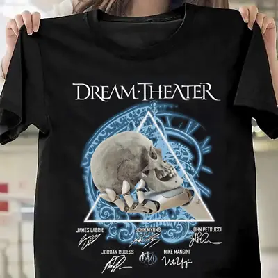 $22.79 • Buy Dream Theater Signatures Gift For Fan Black All Size Shirt VC938
