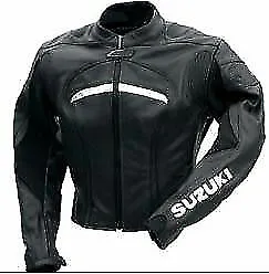 Women Suzuki Motorbike Leather Jacket Motogp-Motorcycle Racing Jacket • $224.99