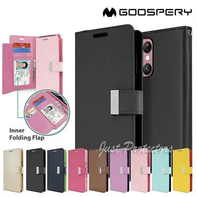 $7.99 • Buy For Samsung Galaxy S20 S21 FE Ultra S9 S10 Plus Goospery Wallet Flip Case Cover