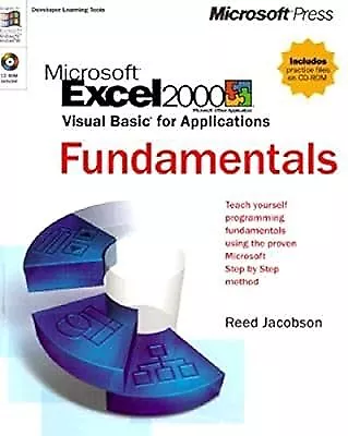 Microsoft Excel 2000/Visual Basic For Applications Fundamentals Jacobson Reed • $14.27