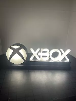 Xbox Video Game LED Desk Lamp Sign Gaming USB/Battery Powered • £19.24