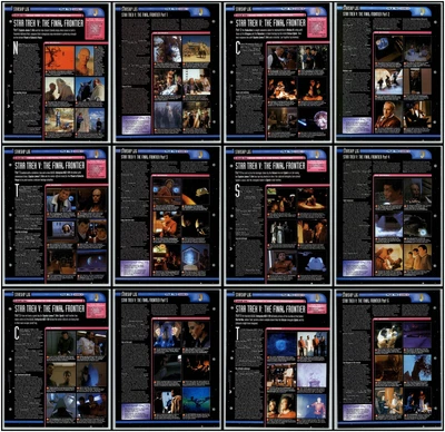 £2.99 • Buy Star Trek V: The Final Frontier - Starship Log - Star Trek Fact File 6 Pages