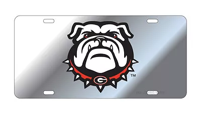 UGA UNIVERSITY OF GEORGIA Silver New Dawg License Plate / Car Tag • $24.95