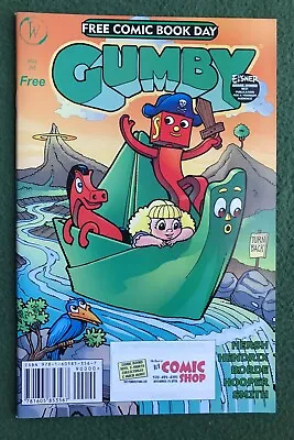 Gumby Wildcard Ink Modern FCBD Rick Geary Mark Bode 2008 Store Sticker O/w Vf/nm • $6