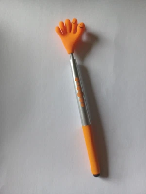 £5 • Buy Novelty Wobble Hand Pen Orange