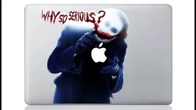£8.85 • Buy Joker Why So Serious Sticker Vinyl                 MacBook’Air/pro”13”