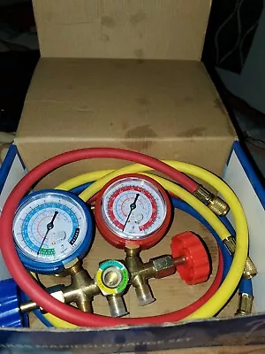 $32 • Buy Brass Manifold Guage Set