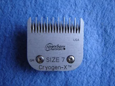 OSTER A5 CRYOGEN ANDIS AG AGC DETACHABLE SMALL ANIMAL CLIPPER BLADE 7 Size #7 • $19.47