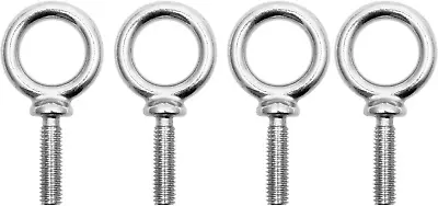 3/8 -16 UNC Stainless Steel 316 Eye Bolt 4 Pack 3/8  X 1-1/4  Marine Grade Mach • $15.07