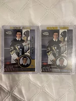 2003-04 PACIFIC INVINCIBLE RETAIL RC ROOKIE MARC ANDRE FLEURY X2 CARDS • $16.21