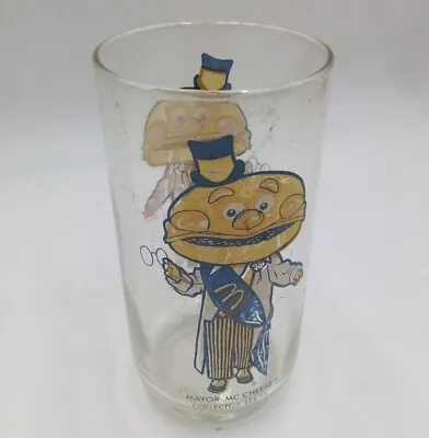 Vintage 1970s MAYOR MC CHEESE McDonalds Glass 12oz  • $2.28